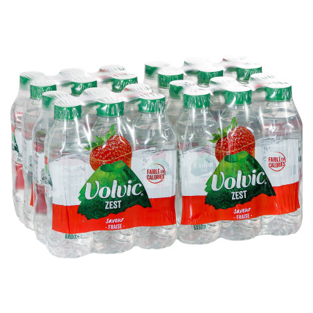Volvic zest fraise 50 cl pack de 24